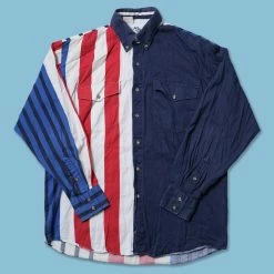 None Vintage Striped Shirt Medium / Large